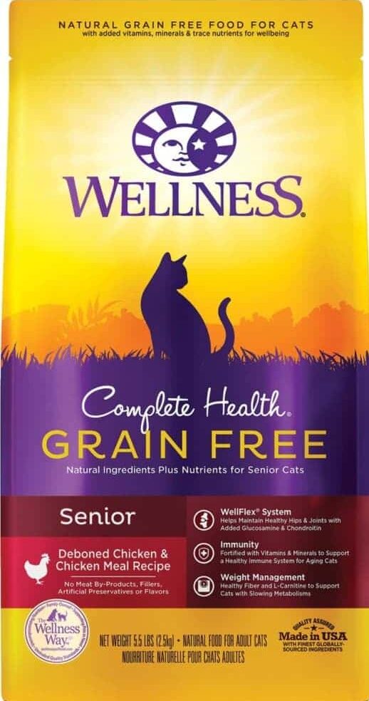 wellness grain free senior cat food