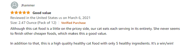 customer review of applaws cat food reviews