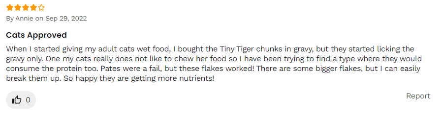 Solid Gold Cat Food Reviews positive from customers
