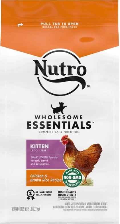 nutro wholesome cat food pack
